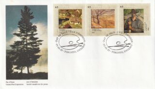 1995 Canada #1561a - 1561c Group of Seven FDC