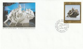1996 Canada #1602 Masterpieces of Canadian Art - 9 The Spirit of Haida Gwaii FDC