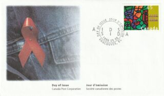 1996 Canada #1603 AIDS Awareness FDC