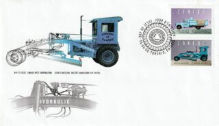 1996 Canada #1604c & 1604d Historic Land Vehicles - 4 FDC
