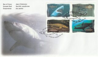 1997 Canada #1644a Ocean Water Fish FDC