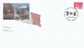 1998 Canada #1695 Flag FDC