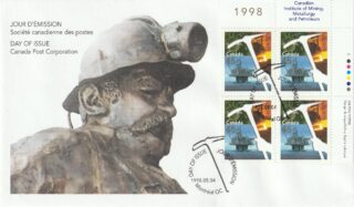 1998 Canada #1721 CIM Centennial: Oil rig FDC