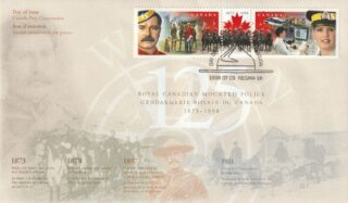 1998 Canada #1737a RCMP - 125th Anniversary FDC
