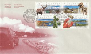1998 Canada #1742a Scenic Highways FDC