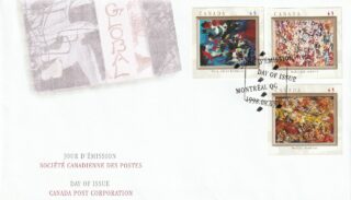1998 Canada #1747 - 1749 The Automatistes FDC