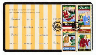 1998 Canada #1753a Legendary Canadians FDC