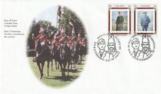 2000 Canada #1877a Canadian Regiments FDC