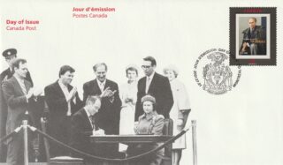 2001 Canada #1909 Portrait of Trudeau FDC