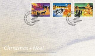 2001 Canada #1922 - 1924 Christmas Lights FDC