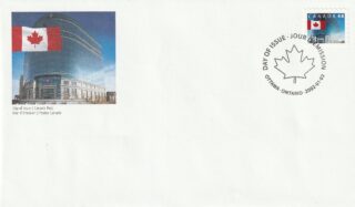2002 Canada #1931 Flag over Canada Post Head Office FDC