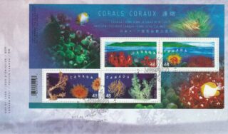 2002 Canada #1951b Corals FDC