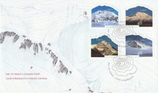 2002 Canada #1960a, 1960h, 1960g & 1960f United Nations International Year of Mountains FDC