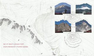 2002 Canada #1960e, 1960b, 1960c & 1960d United Nations International Year of Mountains FDC