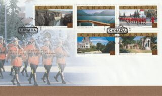 2003 Canada #1989a - 1989e Tourist Attractions FDC