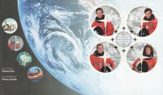 2003 Canada #1999e - 1999h Canadian Astronauts FDC