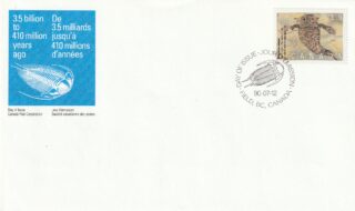 1990 Canada #1280 Prehistoric Life in Canada - 1 FDC