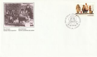1990 Canada #1274 Cultural Treasures - Dolls FDC