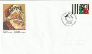 1991 Canada #1342 Santa Claus FDC