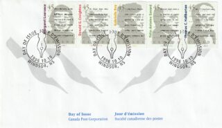 1996 Canada #1626a Canadian Authors FDC