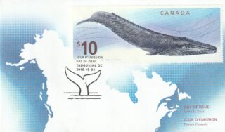 2010 Canada #2405 Blue Whale FDC