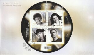 2009 Canada #2333 Canadian Recording Artists FDC