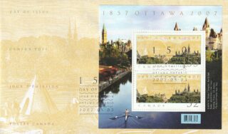 2007 Canada #2213 Ottawa, Capital Sesquicentennial FDC