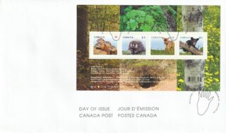 2013 Canada #2602 Baby Wildlife FDC