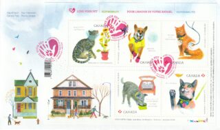 2015 Canada #2829 Love Your Pet FDC