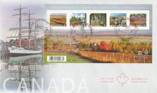 2016 Canada #2889 UNESCO World Heritage Sites in Canada FDC