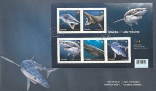 2018 Canada #3105 Sharks FDC