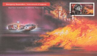 2018 Canada #3125 Emergency Responders -  Firefighters FDC