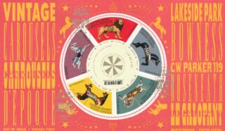2022 Canada #3343 Vintage Carousels FDC