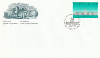 1990 Canada #1183 Bonsecours Market, Montreal, QC FDC