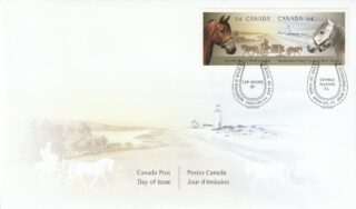 2009 Canada #2329 - 2330 Canadian Horses FDC