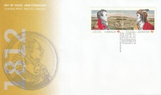 2012 Canada #2555a The War of 1812 FDC