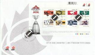 2012 Canada #2558 CFL Teams FDC