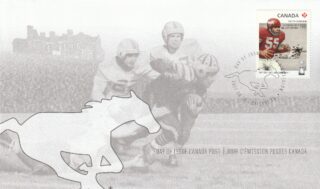 2012 Canada #2571 Calgary Stampeders Wayne Harris (1938-2015), 'The Festival Begins' FDC