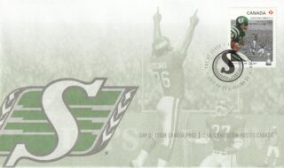 2012 Canada #2572 Saskatchewan Roughriders George Reed (1939-), 'A True Classic' FDC