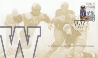 2012 Canada #2573 Winnipeg Blue Bombers Ken Ploen (1935-), 'The Fog Bowl' FDC