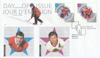 2003 Canada #1971c - 1971d Serge Savard & Stan Mikita FDC