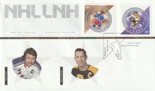 2004 Canada #2017e - 2017f Brad Park & Milt Schmidt FDC