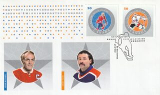 2005 Canada #2085a - 2085b Henri Richard & Grant Fuhr FDC
