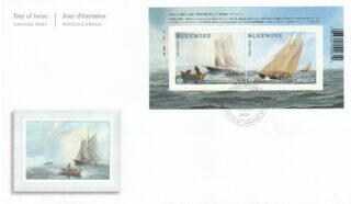 Canada Post's Bluenose commemorative stamps.
