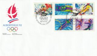 1992 Canada #1403a Winter Olympics FDC