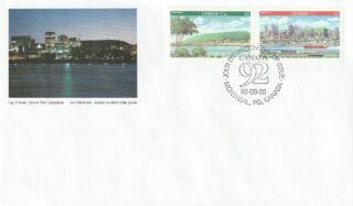 1992 Canada #1405a Canada 92 FDC