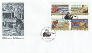 1993 Canada #1494a Canadian Folklore - 4 FDC