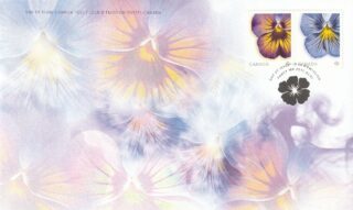 2015 Canada #2812 - 2813 Pansies FDC