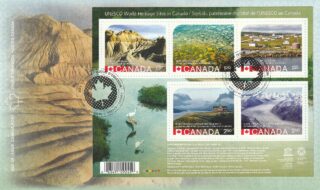 2015 Canada #2857 UNESCO World Heritage Sites in Canada FDC