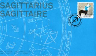 2013 Canada #2457 Signs of the Zodiac - Sagittarius: The Archer FDC